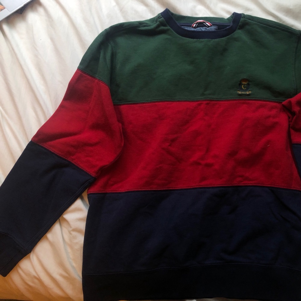 Chaps Multicolor Crewneck